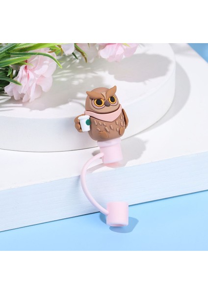 Style-2 1pc Yeniden Kullanılabilir Yaratıcı Silikon Saman Fişi Toz Geçirmez Içme Toz Kapağı Sıçramaya Dayanıklı Saman Ipuçları Kapak Drinkware Bardak Aksesuarları (Yurt Dışından) fırsatları