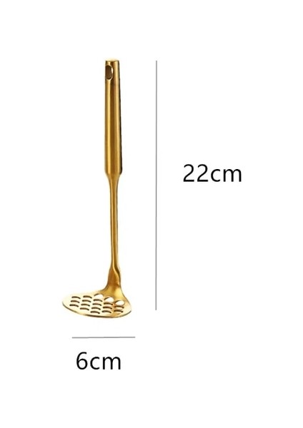 Sıradan-Altın 1 Pc Paslanmaz Çelik Preslenmiş Sarımsak Ezici Ricer Pürüzsüz Püresi Manuel Kırıcı Meyve Sebze Araçları Ev Mutfak Alet (Yurt Dışından)