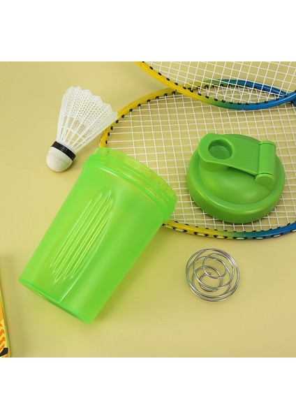 Beyaz 401-500ML 400-500ML Protein Tozu Beslenme Shaker Fincan Şeker Renk Spor Spor Sallama Karıştırma Şişesi Zaman Ölçeği ile Su Bardağı Içecek Aracı (Yurt Dışından)
