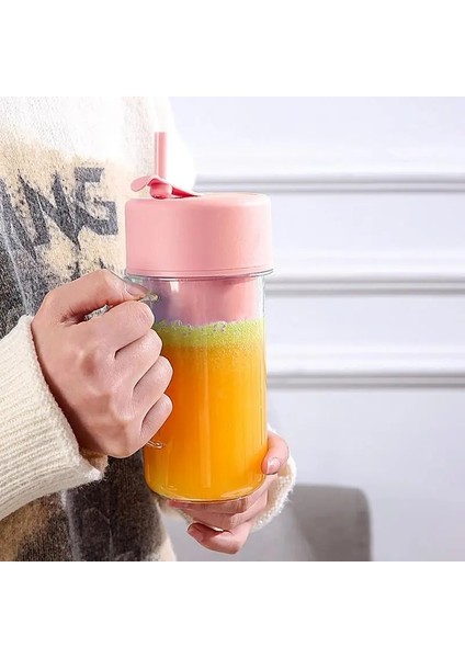 Pembe Ev Elektrikli Karıştırma Şişeleri El Elektrikli Meyve Sıkacağı Mikser Şişesi Şarj Edilebilir Çok Fonksiyonlu Blender Sıkacağı Aksesuarı (Yurt Dışından) indirimleri