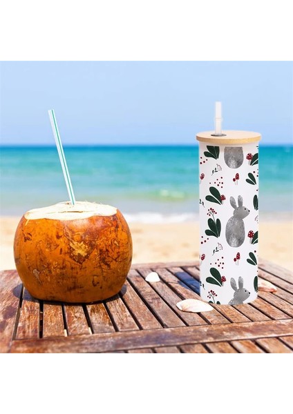 Turuncu 17OZ Düz Süblimasyon Gözlük 500ML Degrade Sıska Bardak Anneler Günü Hediyesi Için Bambu Kapaklı ve Samanlı Buzlu Kahve Kupaları (Yurt Dışından) modelleri