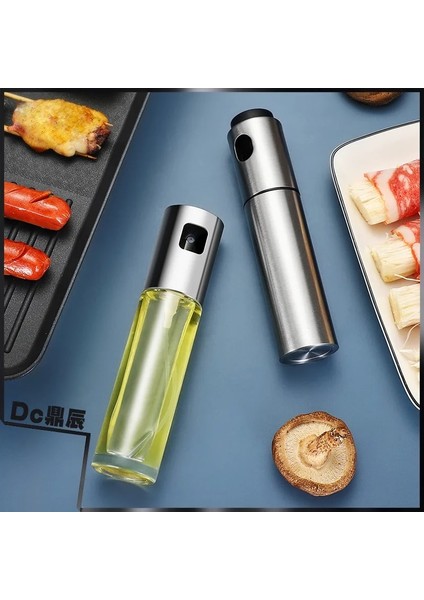 NC100-6 100ML 200ML Ince Yağ Sprey Şişesi Paslanmaz Çelik Mutfak Pişirme Zeytinyağı Dağıtıcı Kamp Barbekü Pişirme Sos Püskürtücü Konteyner (Yurt Dışından) modelleri