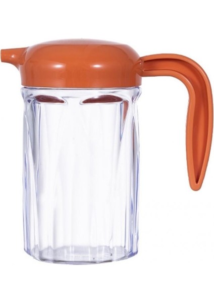 Turuncu B Sirke Şişesi Güzellik Plastik Yağ Pompası Şişesi Büyük Kapasiteli Su Geçirmez Yağ Kabı Mutfak Malzemeleri (Yurt Dışından) fırsatları