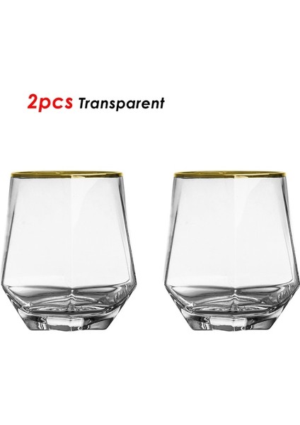 2 Adet Bardak Temizle Lüks Elmas Şekli Cam Su Isıtıcısı Doğal Ahşap Top Kapaklı Temizle Soğuk Su Sürahisi Suyu Içecek Sürahi Ev Drinkware (Yurt Dışından)