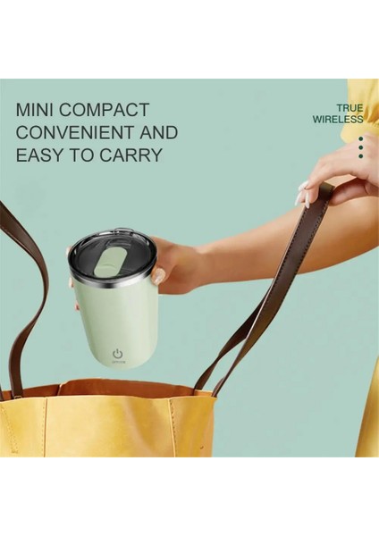 Beyaz 350ML USB Şarj Otomatik Karıştırma Kupası Protein Tozu Çalkalayıcı Şişe Su Geçirmez Dilsiz Taşınabilir Çok Fonksiyonlu Kahve Fincanı Süt Kupası Kupa (Yurt Dışından) fiyatları