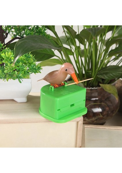Rastgele Renk 4x Kürdan Dağıtıcı Kuş Otomatik Kuş Kürdan Kutusu Kürdan Tutucu (Yurt Dışından) indirimleri