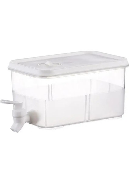 5l Musluklu Buzlu Içecek Dispenseri Soğutulmuş Meyve Suyu Limonata Dispenseri Tıkaçlı Buzdolabı Kapısı Çay Yapmak Için Su Sürahisi (Yurt Dışından)