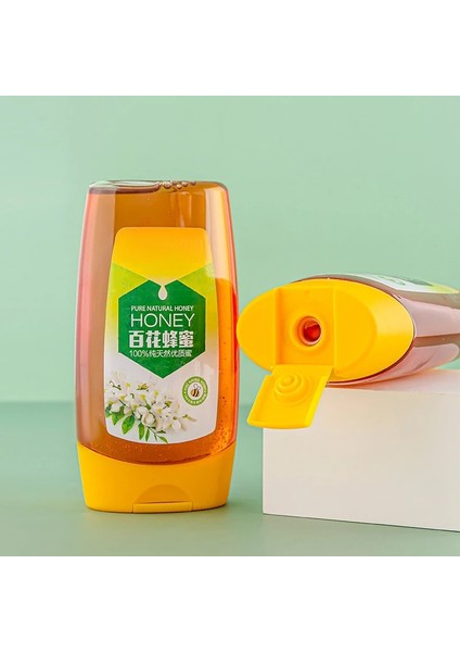 KAPASITE-500G Bal Şişeleri Şişe Sıkma Dağıtıcı Ambalaj Salata Sosu Kavanoz Mini Reçel Temizle Kaplar Boş Ketçap Şurubu Sos (Yurt Dışından)