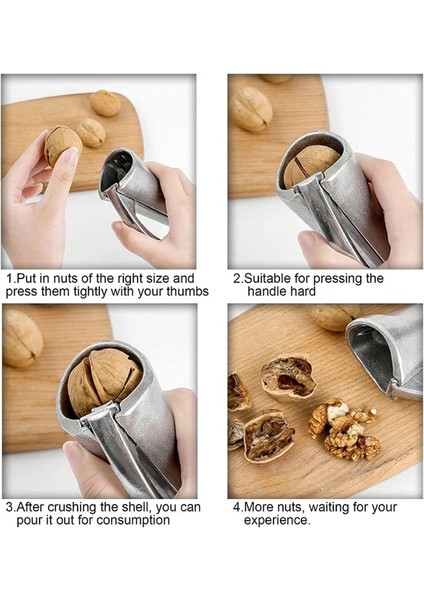 Siyah Fındık Kraker Klip Aracı Ceviz Açacağı Pense Açmak Için Ceviz Gadget Fındık Klip Somun Maşa Sheller Taşınabilir Mutfak Aksesuarları (Yurt Dışından) fırsatları