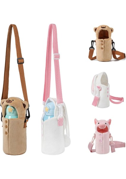 B-PINK-20X9.5CM Taşınabilir Karikatür Su Şişesi Kapağı Kılıfı Kış Peluş Yalıtımlı Çanta Bardak Kılıfı Vakum Cam Bardak Kol Spor Kamp Aksesuarları (Yurt Dışından) fiyatları