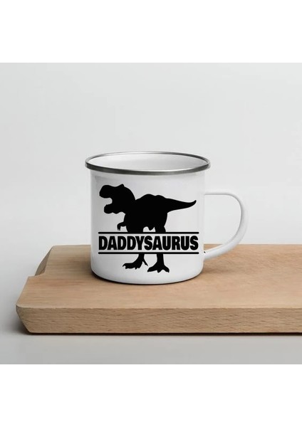 XH4665-A015WH-8 Baba Doğum Günü Hediyeleri Dinozor Hediye Baba Daddysaurus Komik Kahve Kupa Baba Içecek Kupalar Çay Fincanları Babalar Günü Fincan (Yurt Dışından)