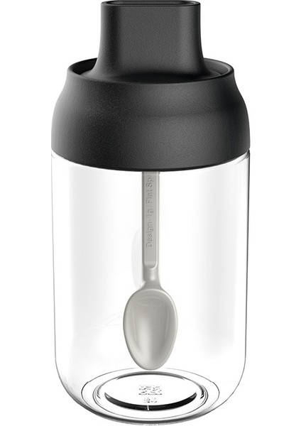 Brushbottle Cam Baharat Kutusu Kaşık ve Kapak Entegre Baharat Kavanoz Kombinasyonu Baharat Kavanoz Mutfak Malzemeleri Ev Tuzluk Yağ Şişesi Seti (Yurt Dışından)