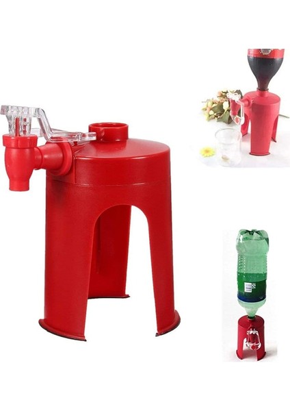 Kutu ile Ilginç Soda Kola Şişesi Baş Aşağı Içme Dispenseri Tasarrufu Su Içecek Dispenserleri Dokunun Parti Ev Bar Mutfak Gadget (Yurt Dışından)