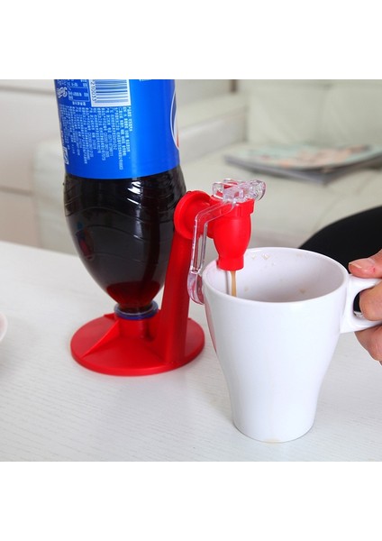 Kutu ile Ilginç Soda Kola Şişesi Baş Aşağı Içme Dispenseri Tasarrufu Su Içecek Dispenserleri Dokunun Parti Ev Bar Mutfak Gadget (Yurt Dışından)