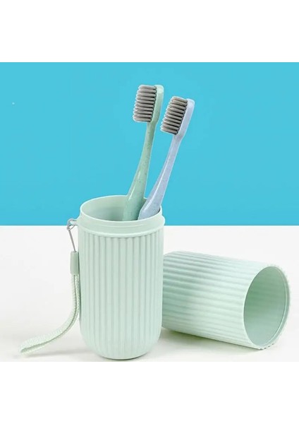 Gri 51-100 ml Basit Iskandinav Seyahat Taşınabilir Yıkama Bardak Organizatör Banyo Plastik Diş Fırçası Tutucu Depolama Organizatör Bardak Banyo Setleri (Yurt Dışından)