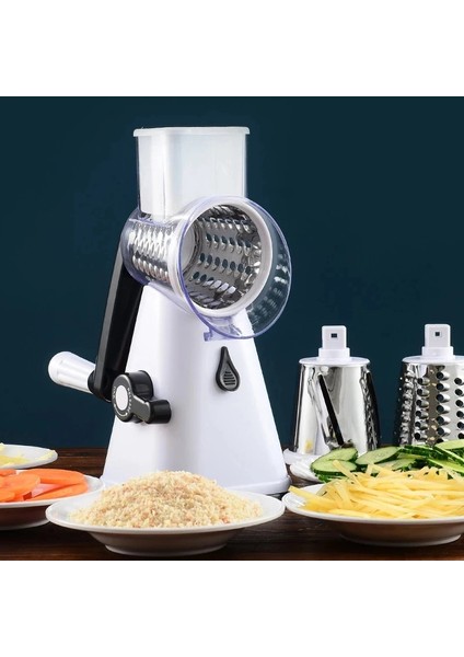 Yeşil 3 In 1 Dilimleme Rende Sebze Dilimleme Manuel Patates Havuç Plastik Peynir Rende Paslanmaz Çelik Bıçak Ev Mutfak Gereçleri Hediye (Yurt Dışından) fiyatları