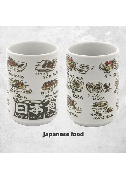 Japon Yemeği 300 ml Japon Gösterim Seramik Kupalar 300 ml Çay Şarap Suşi Sake Fincan Komik Aile Restoran Dekorasyon Arkadaşlar Için Seyahat Hediye (Yurt Dışından) fiyatları