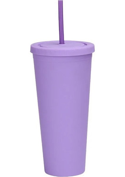 Camgöbeği 700 ml Yeniden Kullanılabilir Yaratıcı Kupa Bardak Plastik Bardak Kapaklı Çok Renkli Saman Bardak Noel Hediyesi Noel Özel Yeni Yıl Partisi (Yurt Dışından)