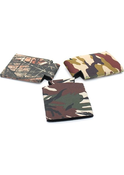 Yaprak Kamuflaj 10X13CM Yalıtımlı Kola Bira Içecek Kutusu Şişe Kol Kupa Kapağı Bardak Tutucu Dalış Bezi Isı Yalıtımı Yumuşak Dayanıklı Taşınabilir (Yurt Dışından)
