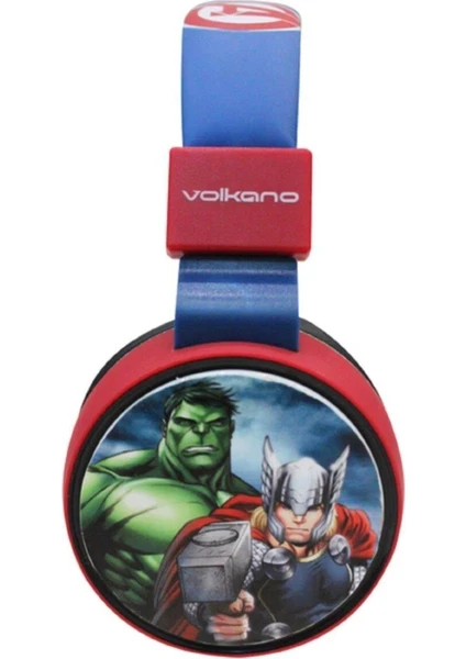 Marvel Avengers Yenilmezler Bluetooth Kulaklık Kablosuz Çocuk Kulaklığı Lisanslı Mv-1006-av