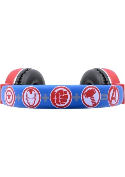 Marvel Avengers Yenilmezler Bluetooth Kulaklık Kablosuz Çocuk Kulaklığı Lisanslı Mv-1006-av