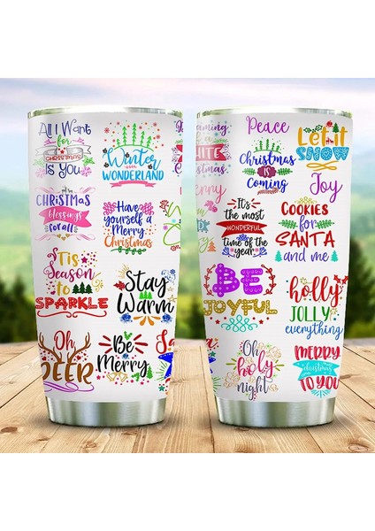 Stil 4 Noel Paslanmaz Çelik Tumbler 20 Oz Kupalar Seyahat Noel Fincan Hediyeler Kadın Erkek Çocuk Için Tatil Doğum Günü Partisi Noel (Yurt Dışından) fiyatları