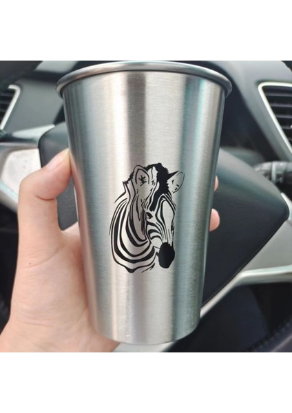 E-500ML 350/500ML Paslanmaz Çelik Bira Bardakları Northerneurope Sanayi Tarzı Sprey Boya Bira Bardağı Yaz Soğuk Su Içecekleri Bardak Kamp Kupalar (Yurt Dışından)