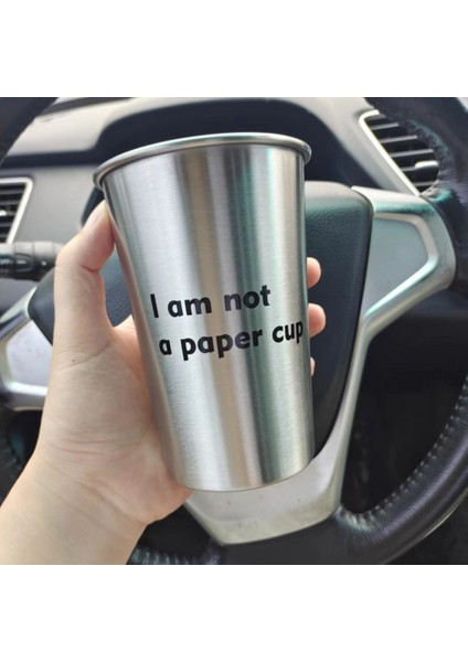 E-500ML 350/500ML Paslanmaz Çelik Bira Bardakları Northerneurope Sanayi Tarzı Sprey Boya Bira Bardağı Yaz Soğuk Su Içecekleri Bardak Kamp Kupalar (Yurt Dışından)