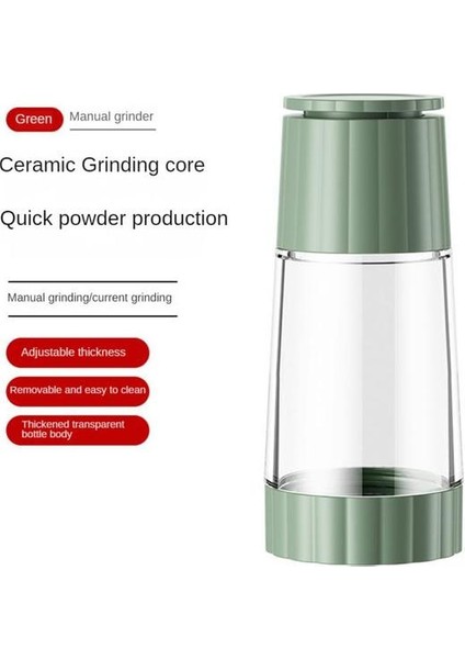 03 Öğütücü 0.5g Ölçümlü Tuzluk Itme Tipi Baharat Tuzluk Tuz Tankı Şeker Şişesi Baharat Biber Tuzluk Kavanoz Teneke Kutu Şişe (Yurt Dışından)