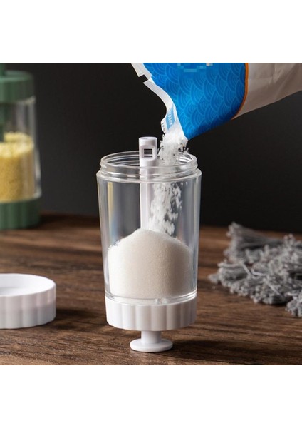 03 Öğütücü 0.5g Ölçümlü Tuzluk Itme Tipi Baharat Tuzluk Tuz Tankı Şeker Şişesi Baharat Biber Tuzluk Kavanoz Teneke Kutu Şişe (Yurt Dışından)
