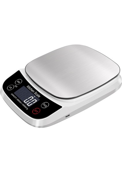 Beyaz 10KG Kahve Terazisi Su Geçirmez Dijital Mutfak Terazisi USB Şarj Edilebilir Kahve Elektronik LED Ekran Kahve Terazisi Zamanlayıcı ile 3/10KG (Yurt Dışından) fiyatları
