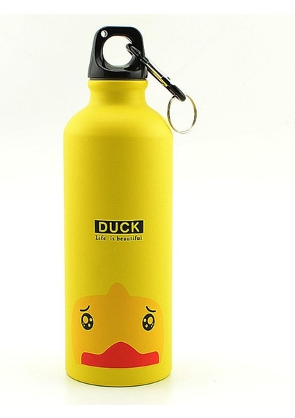Ördek 401-500 ml Sevimli Su Şişesi Güzel Hayvanlar Yaratıcı Hediye Açık Taşınabilir Spor Bisiklet Kamp Yürüyüş Bisiklet Okul Çocuklar Su Şişesi (Yurt Dışından)