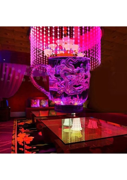 101-200 ml LED Flaş Sihirli Renk Değiştiren Ejderha Fincan Su Aktif Light-Up Bira Kahve Süt Çay Şarap Viski Bar Kupa Seyahat Hediyesi Taza 1 Adet (Yurt Dışından)