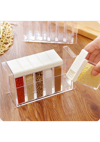 Beyaz 3 Takım Ev Mutfak Baharat Kutusu Kavanoz Şeffaf Tuz Biber Baharat Püskürtücü Saklama Kabı Mutfak Baharat Kimyon Şişe Tankı (Yurt Dışından) fiyatları