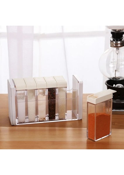 Beyaz 3 Takım Ev Mutfak Baharat Kutusu Kavanoz Şeffaf Tuz Biber Baharat Püskürtücü Saklama Kabı Mutfak Baharat Kimyon Şişe Tankı (Yurt Dışından) fırsatları