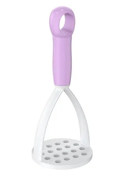 Mor Patates Kırıcı Pratik Polipropilen Gıda Kırıcı Patates Püresi Kırıcı Meyve Araçları Ev Için Mutfak Aksesuarları (Yurt Dışından)