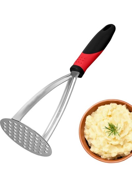 Kırmızı Preslenmiş Patates Ezici Ricer Püre Suyu Yapımcısı Patates Çamur Itici Pürüzsüz Musher Patates Kırıcı Meyve Makinesi Mutfak Aletleri (Yurt Dışından) fiyatları