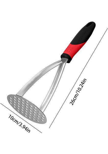 Kırmızı Preslenmiş Patates Ezici Ricer Püre Suyu Yapımcısı Patates Çamur Itici Pürüzsüz Musher Patates Kırıcı Meyve Makinesi Mutfak Aletleri (Yurt Dışından) modelleri