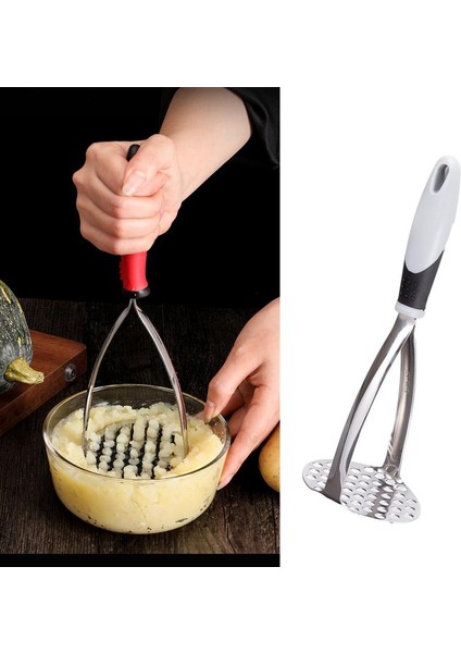 Kırmızı Preslenmiş Patates Ezici Ricer Püre Suyu Yapımcısı Patates Çamur Itici Pürüzsüz Musher Patates Kırıcı Meyve Makinesi Mutfak Aletleri (Yurt Dışından) fırsatları