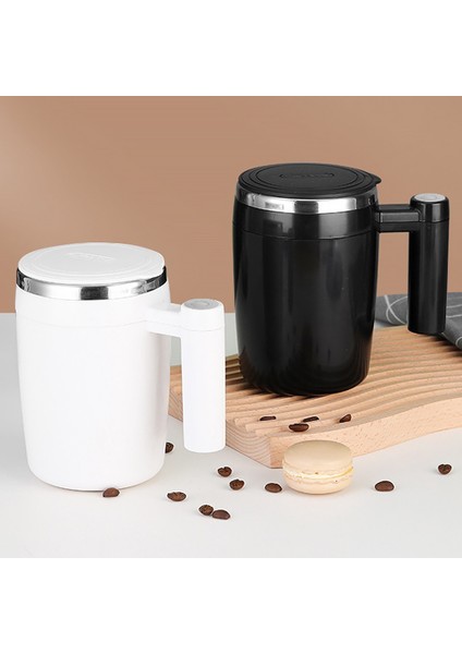 Siyah 380ML Kendini Karıştıran Kupa Kahve Fincanı USB Şarj Edilebilir Otomatik Manyetik Karıştırma Kupası 380ML Kendiliğinden Karıştırılan Paslanmaz Çelik Kahve Fincanı (Yurt Dışından) modelleri