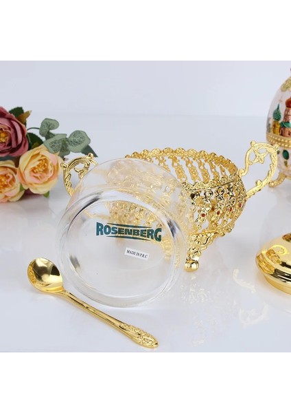 Set B Mutfak Malzemeleri Baharat Kavanoz Cam Alaşım Kahve Şekerlik Kaşık Baharat Kutusu Tuz ve Biber Seti Baharat Organizatör (Yurt Dışından) fırsatları