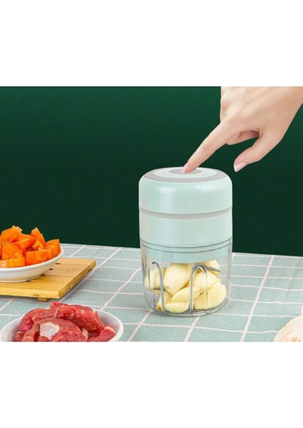 PINK-100ML Sarımsak Ezici Makinesi Sağlam Dayanıklı Ezilmiş Zencefil Sebze Kırıcı Mutfak Elektrikli Mini Sarımsak Kıyıcı USB Kıyma Makinesi (Yurt Dışından) indirimleri