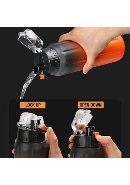 Degrade Mavi 600 ml Feıjıan Termos Şişe 18/10 Paslanmaz Çelik Spor Su Şişesi Soğuk Tutmak Şişe Vakum Şişeleri Sızdırmaz 600 ml (Yurt Dışından) indirimleri