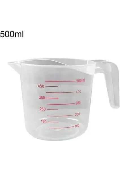 500ML 60% Sıcak Satış 250/500/1000ML Çift Ölçekli Şeffaf Ölçüm Fincan Mutfak Tartı Aracı (Yurt Dışından)