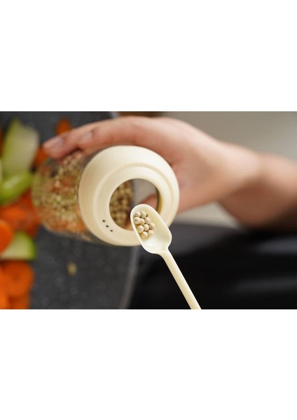 Tek Suncha Baharat Kavanoz Seti Tuz Kavanoz Saklama Kutusu Mutfak Ev Çok Yönlü Pratik Tip Baharat Kavanozu (Yurt Dışından)