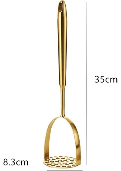 Stil 4 Manuel Paslanmaz Çelik Patates Ezici Preslenmiş Kabak Ricer Pürüzsüz Püresi Kırıcı Meyve Sebze Alet Ev Mutfak Aksesuarı (Yurt Dışından)