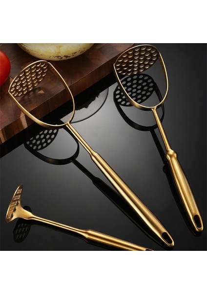 Stil 4 Manuel Paslanmaz Çelik Patates Ezici Preslenmiş Kabak Ricer Pürüzsüz Püresi Kırıcı Meyve Sebze Alet Ev Mutfak Aksesuarı (Yurt Dışından) modelleri