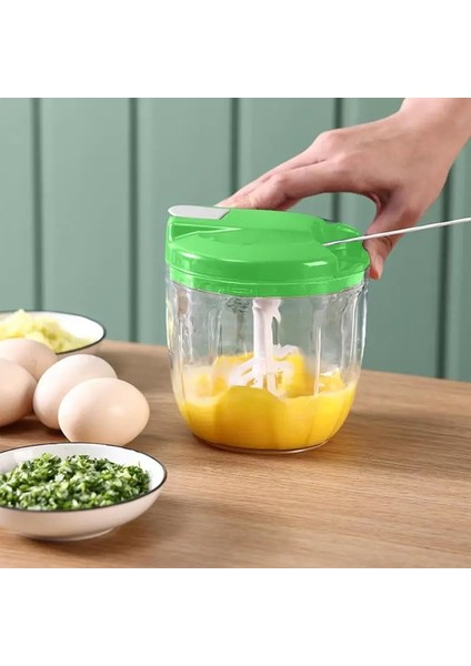 Yeşil Mini Chopper Çok Fonksiyonlu Manuel Et Kıyma Mutfak Sarımsak Basın Kırıcı Sebze Biber Pişirme Araçları ve Aksesuarları (Yurt Dışından) fırsatları