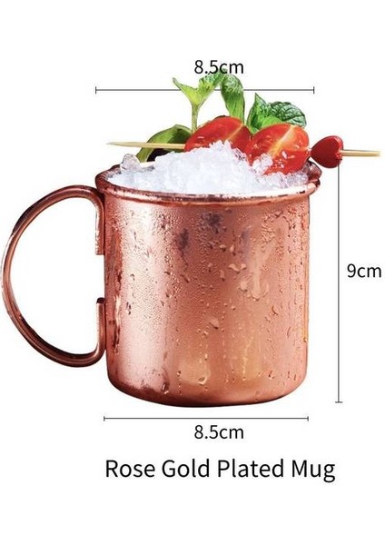 Çoklu 350-550ML 550ML Moskova Katır Bakır Kupalar Metal Kupa Bardak Paslanmaz Çelik Dövülmüş Bakır Kaplama Davul Tipi Bira Bardağı Bira Şarap Kahve Fincanı Bar (Yurt Dışından)
