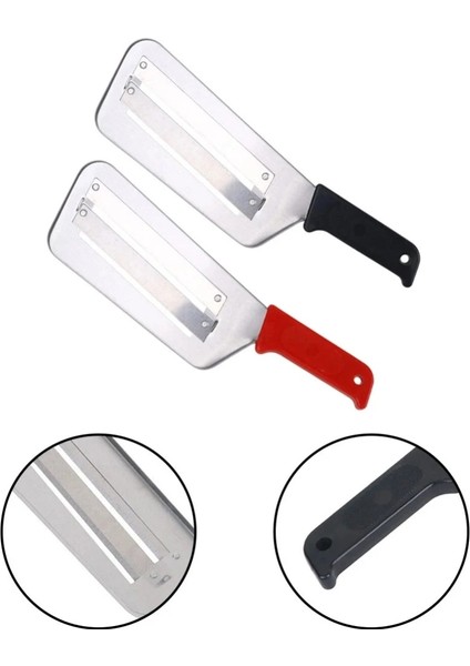 Kırmızı Saplı Çin Lahana Planya Yüksek Kaliteli Hafif Rahat Saplı Manuel Paslanmaz Çelik Çift Bıçaklı Planya Yaklaşık 29.8*9 cm (Yurt Dışından) indirimleri